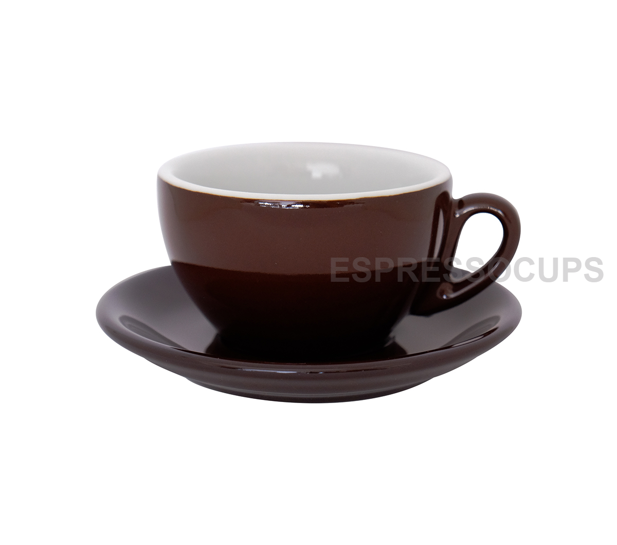 "ROSA" Cappuccino Cups 200ml - brown